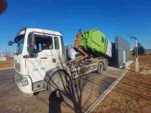 معدات كبس النفايات الذكية تحت الأرض في Yantai، Shandong