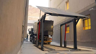 نظام حاويات النفايات تحت الارض في السعودية