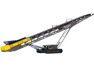 ناقل تكديس تلسكوبي متنقل